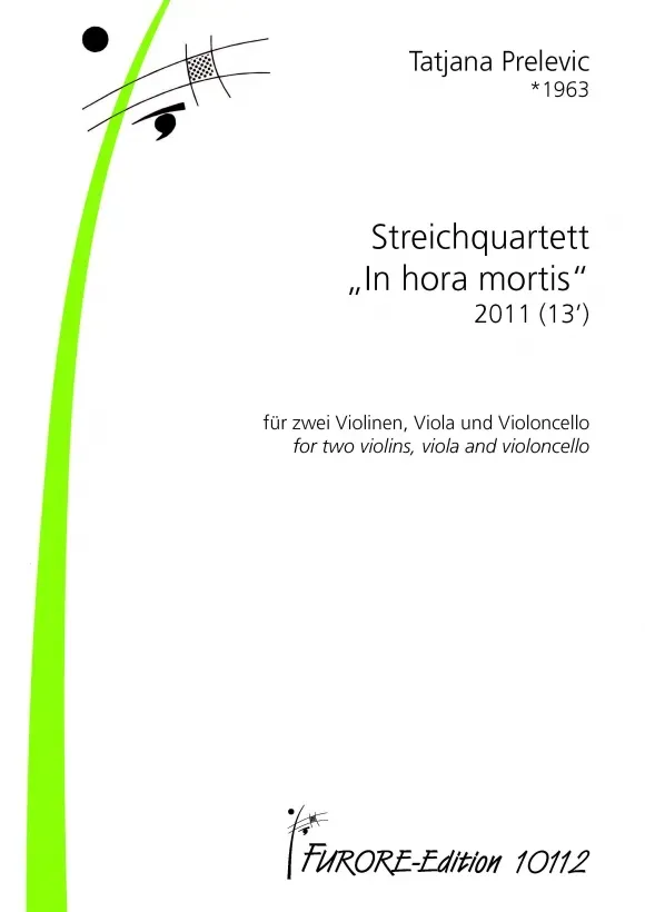 Furore Edition Mors certa hora incerta Streichquartett Noten