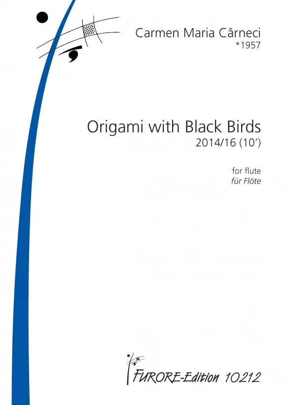 Furore Edition Origami with Black Birds für Flöte solo Noten