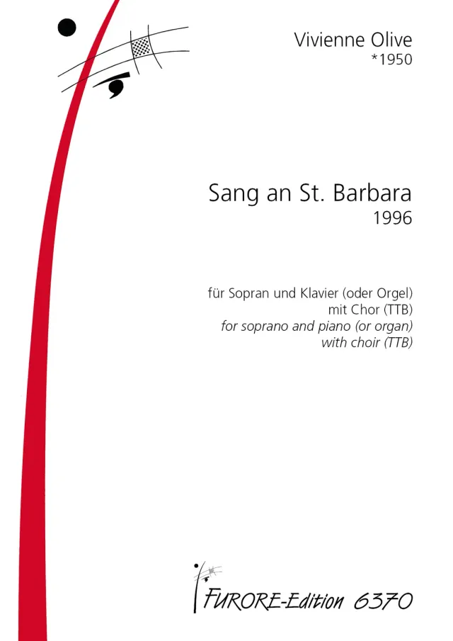 Furore Edition Sang an St. Barbara Partitur für Sopran und Klavier mit Männerchor