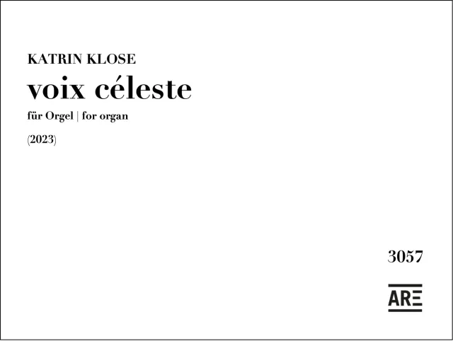 Are Musik Verlag Klose Voix céleste Orgelnoten solo 2020