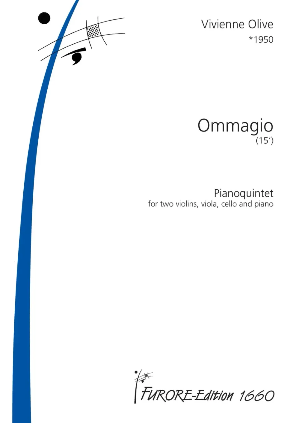 Furore Edition Ommagio Klavierquintett Noten mittelschwer