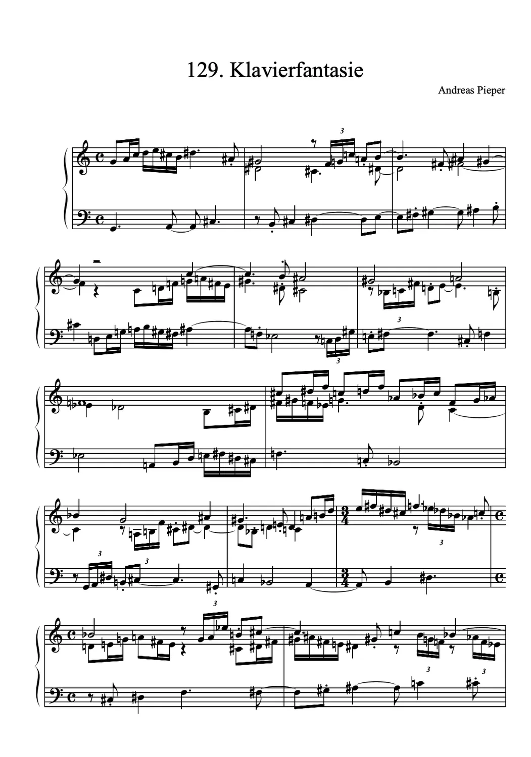 Are Musik Verlag Klavierfantasien Band 9 (129–144) Klaviernoten