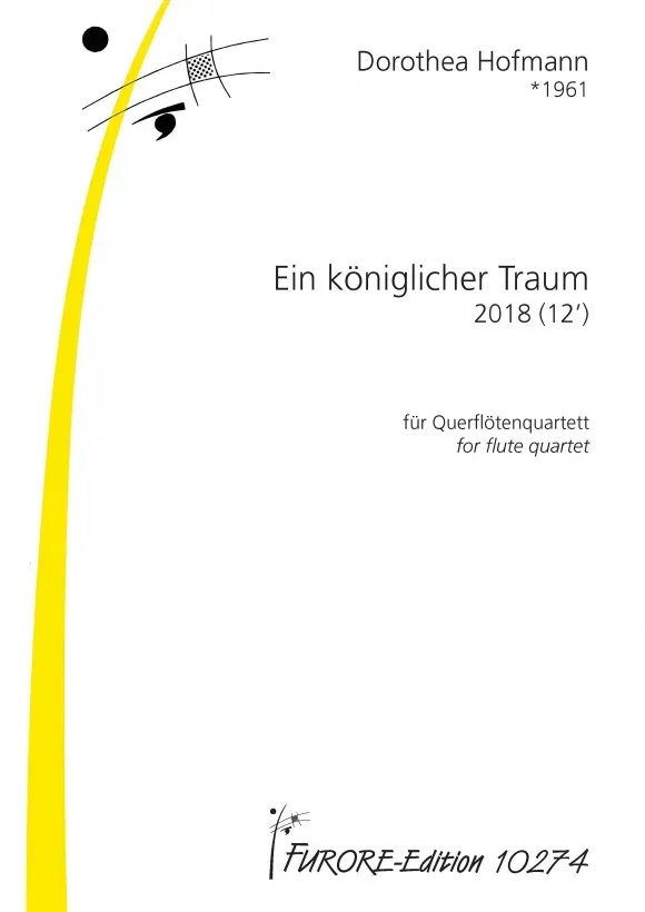 Furore Edition Ein königlicher Traum Flötenquartett Noten 4 Flöten