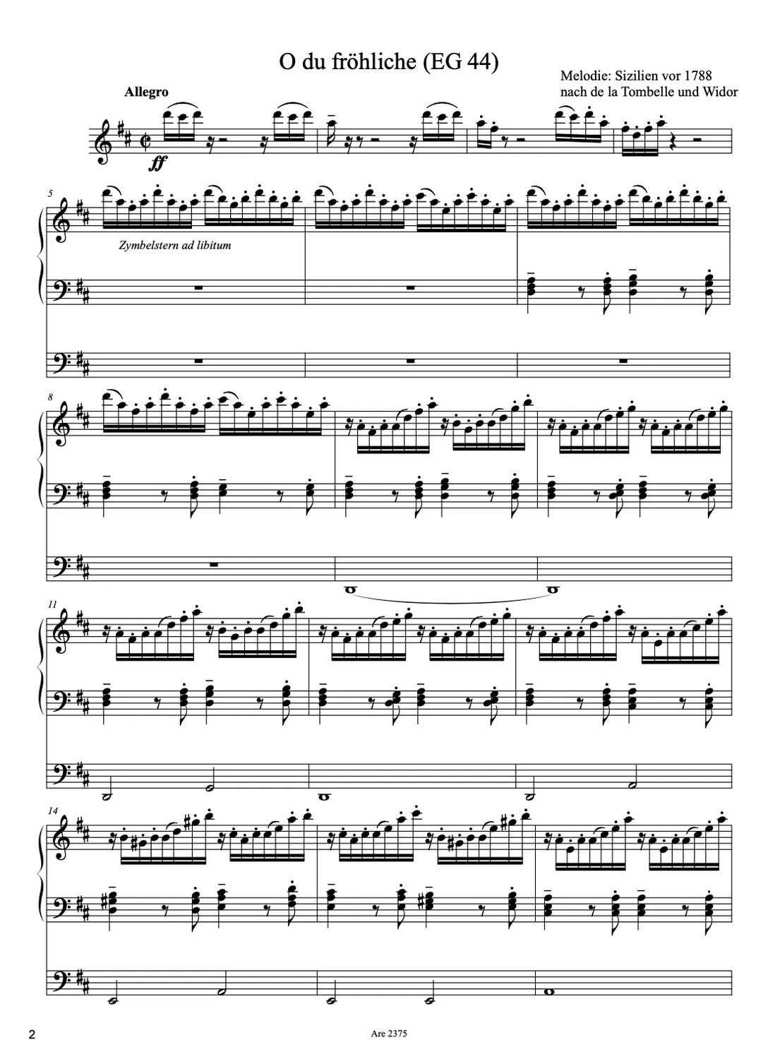Are Musik Verlag In neuem Gewand I Choralvorspiele Weihnachten Ostern