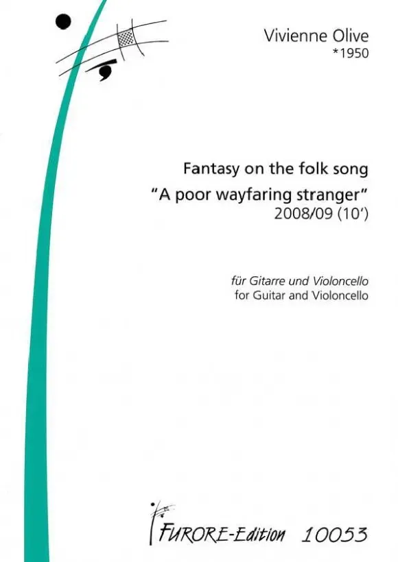 Furore Edition Fantasy A poor wayfaring stranger Duonoten Gitarre Cello
