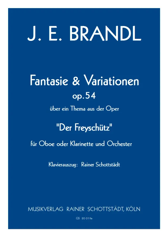 Musikverlag Rainer Schottstädt Fantasie Variationen C-dur op54 Noten