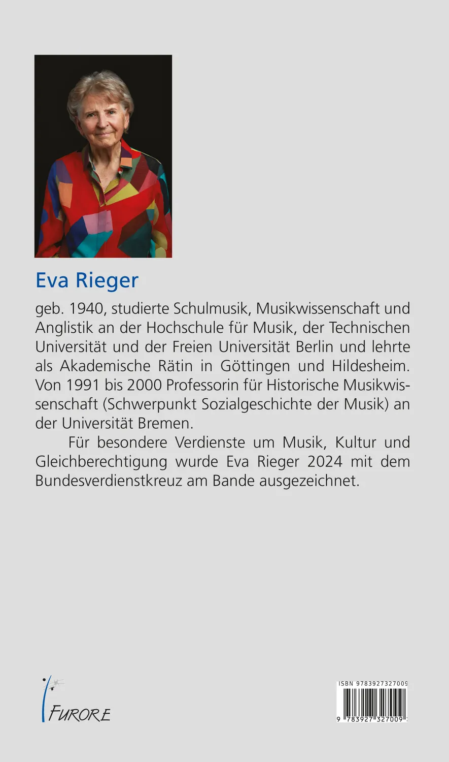 Furore Edition Frau und Musik Buch 256 Seiten