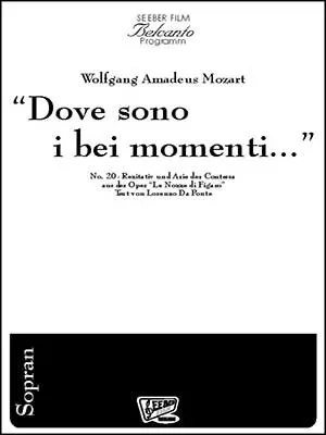 Seeber Film Verlag E Susanna non vien Noten Sopran Blasorchester