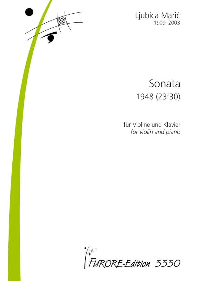 Furore Edition Sonata für Violine und Klavier Noten schwer