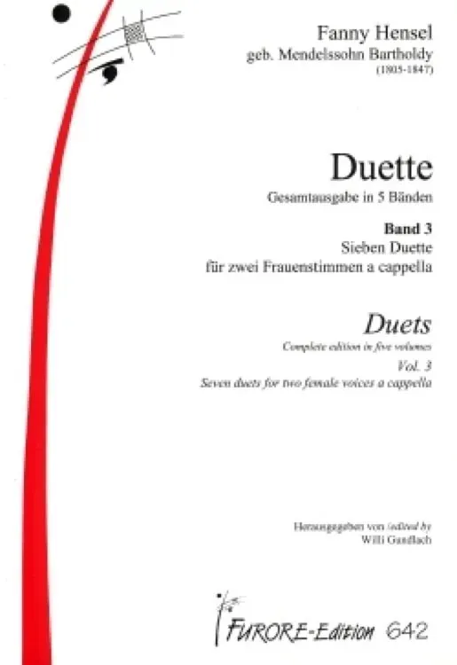Furore Edition Duets vol. 3: a cappella duets Chornoten