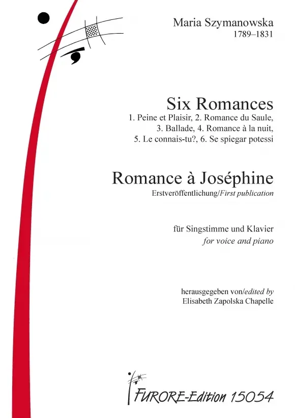 Furore Edition Six Romances and Romance à Joséphine Gesang Klavier
