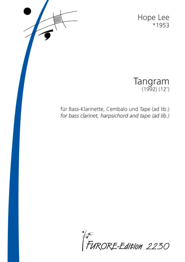 Furore Edition Tangram Partitur und Stimmen Klarinette Cembalo Tape