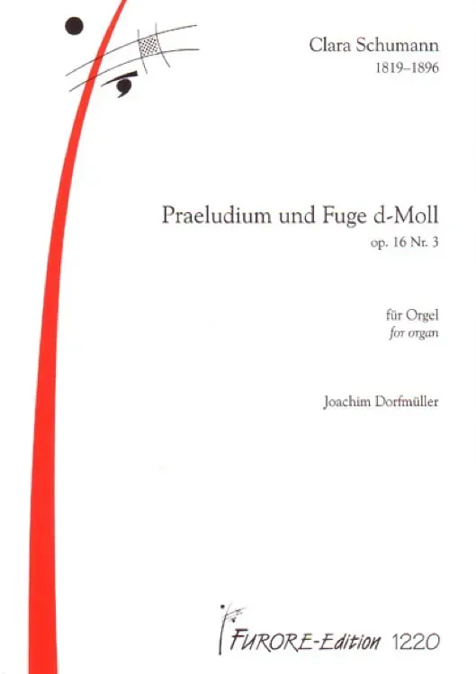 Furore Edition Praeludium und Fuge d-Moll op. 16,3 Orgelnoten