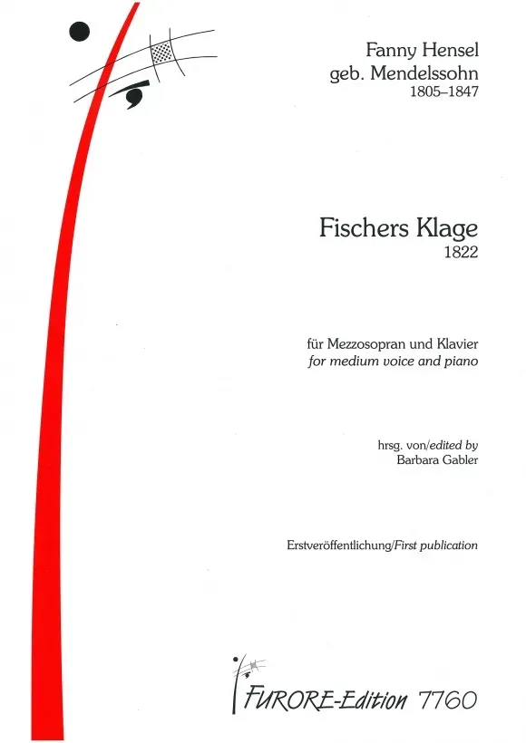 Furore Edition Fischers Klage Mezzosopran Klavier Noten