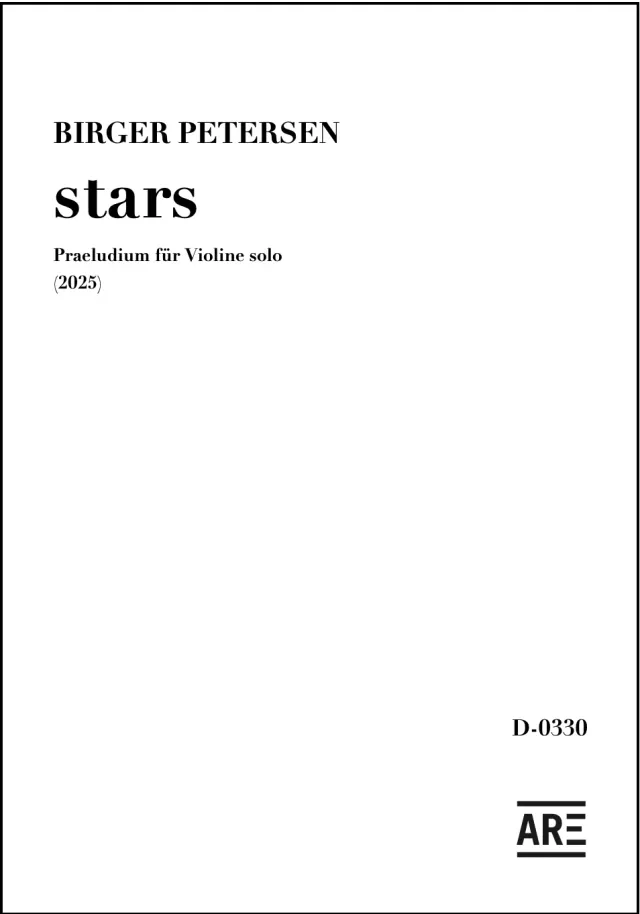 Are Musik Verlag Petersen stars Violinnoten solo