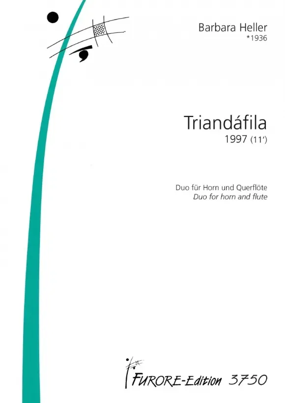 Furore Edition Triandafila für Flöte und Horn, Partitur
