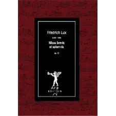 Are Musik Verlag Lux Missa Brevis Noten Bläser Chor Streicher