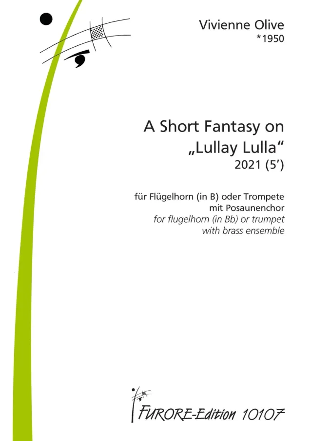 Furore Edition A Short Fantasy on „Lullay Lulla“ Flügelhornnoten