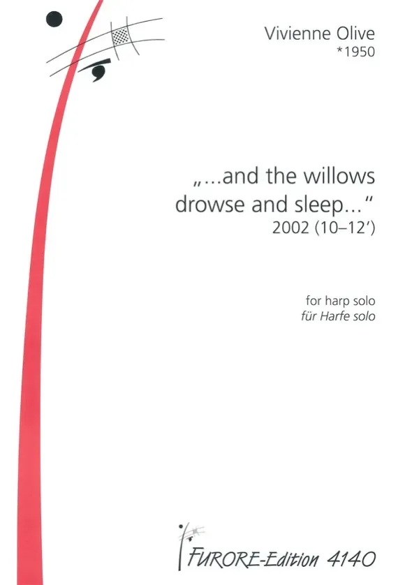 Furore Edition willows drowse sleep Partitur Harfe