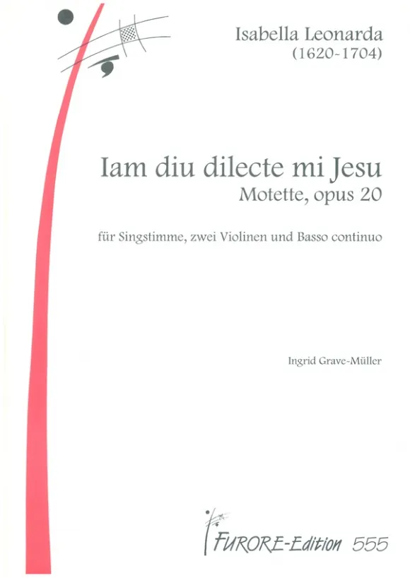 Furore Edition Iam diu dilecte mi Jesu op. 20 Motette Noten