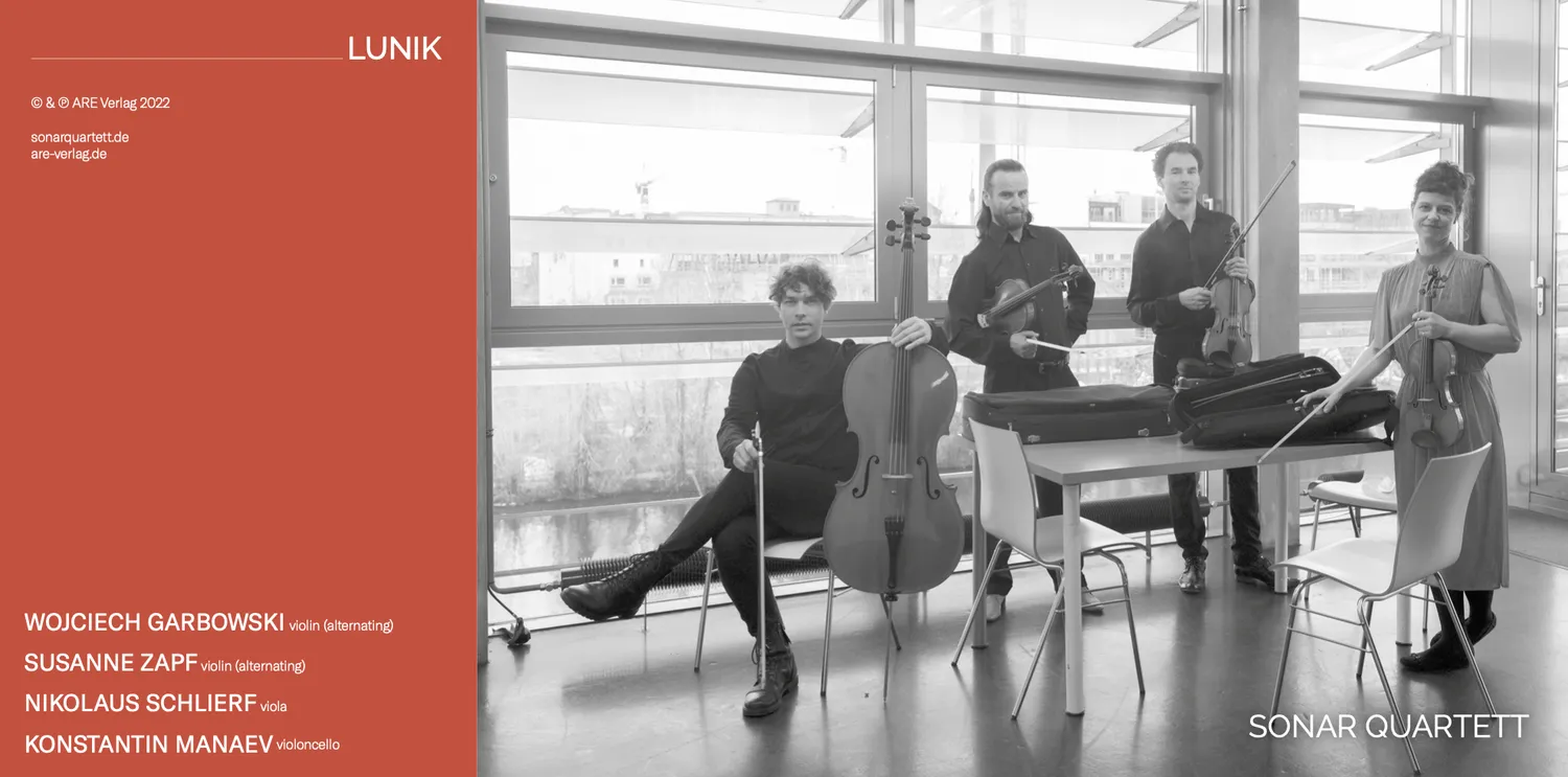 Are Musik Verlag Lunik Sonar Quartett CD Streichquartett