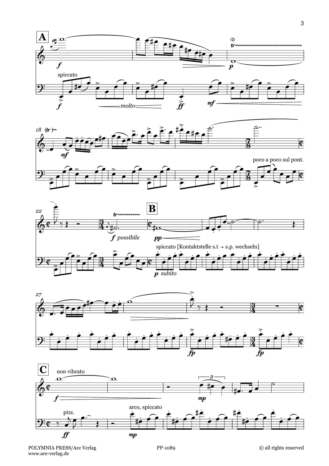 Are Musik Verlag Schultheiss suite pour deux Noten