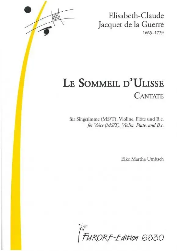 Furore Edition Le Sommeil d'Ulisse Kantate Noten Partitur