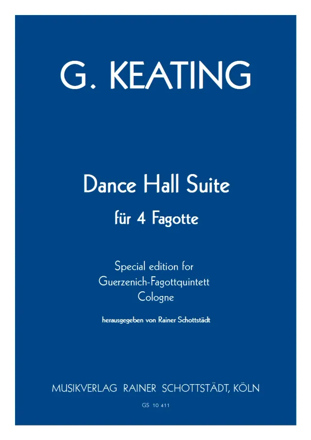 Musikverlag Rainer Schottstädt Dance Hall Suite Noten 4 Fagotte