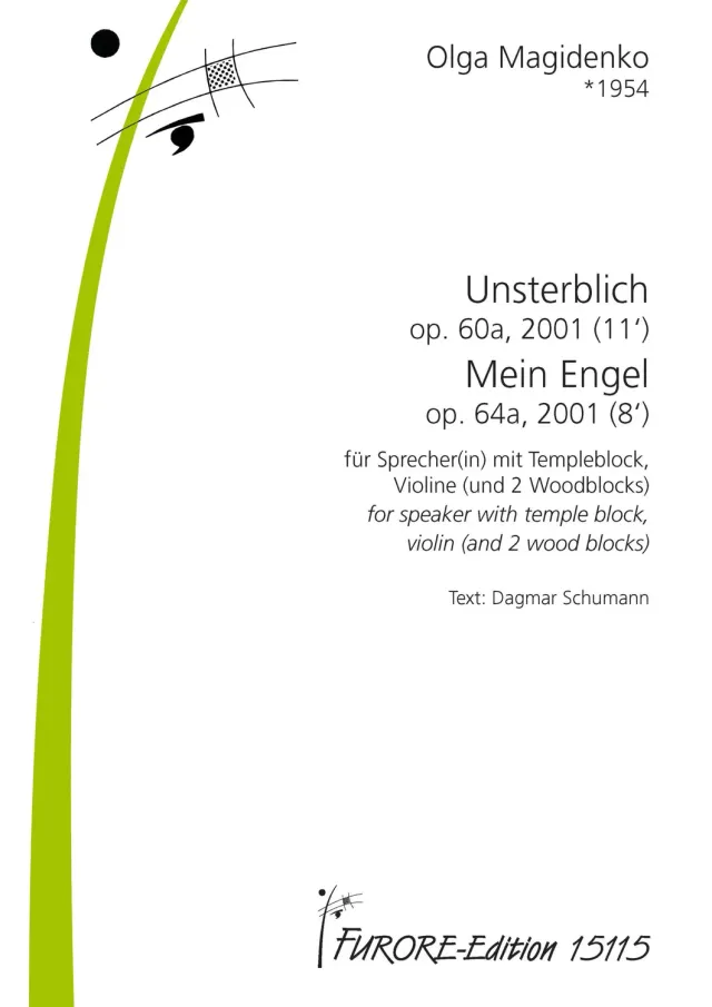 Furore Edition Unsterblich op. 60a, 2001 und Mein Engel op. 64a, 2001