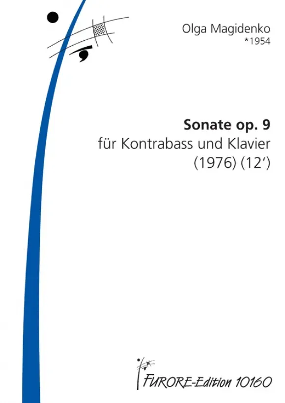 Furore Edition Sonate op. 9 für Kontrabass und Klavier Noten