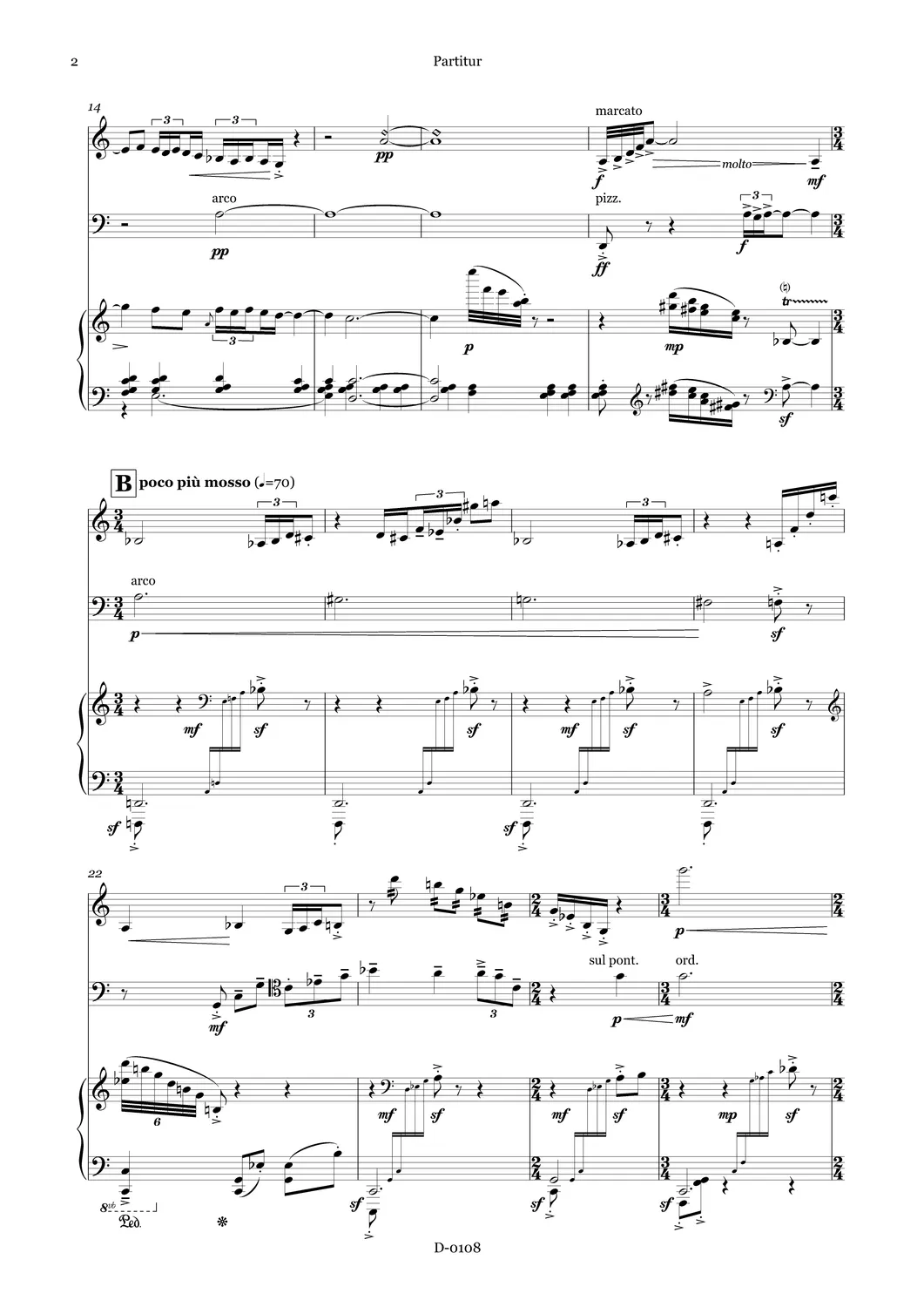 Are Musik Verlag Schultheiss taste of fado Noten Klaviertrio