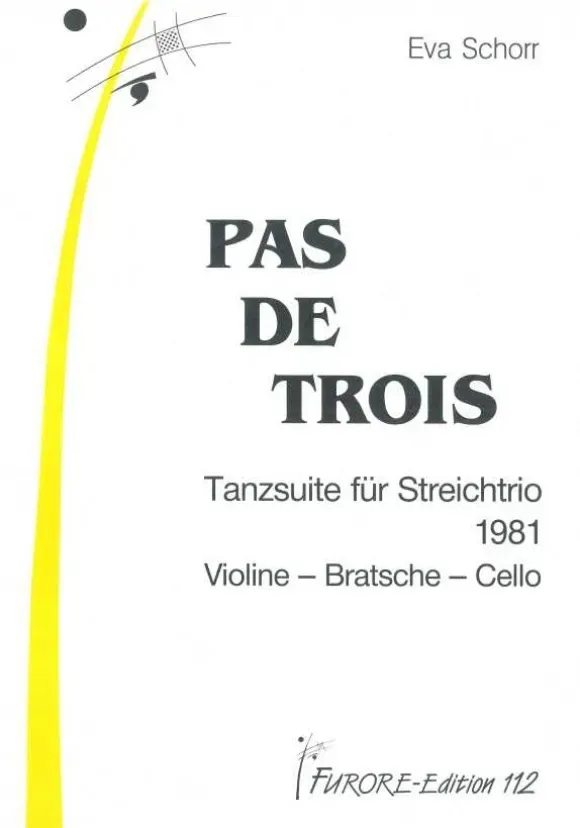 Furore Edition Pas de Trois Noten Streichtrio Stimmen