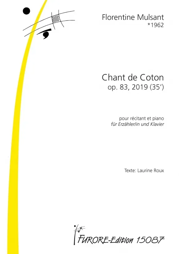 Furore Edition Chant de Coton Klaviernoten Erzähler