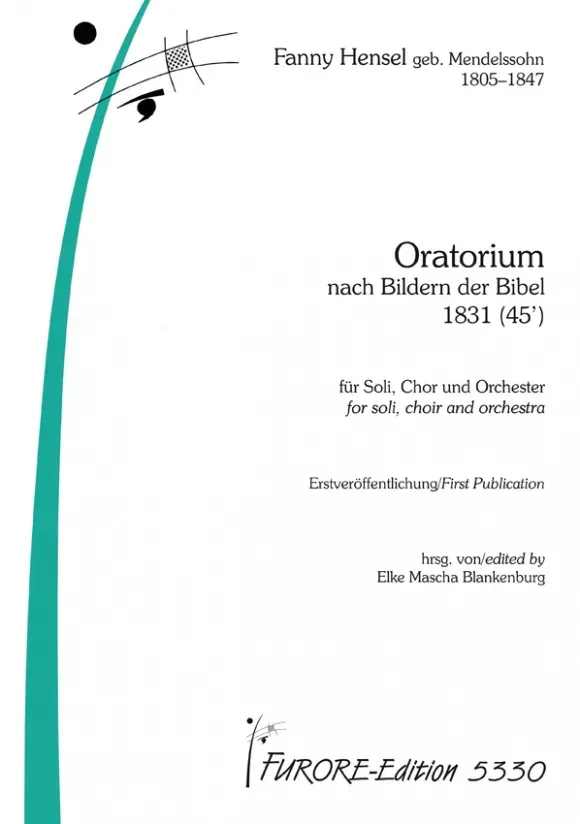Furore Edition Oratoria on words of the bible Partitur Chor Orchester