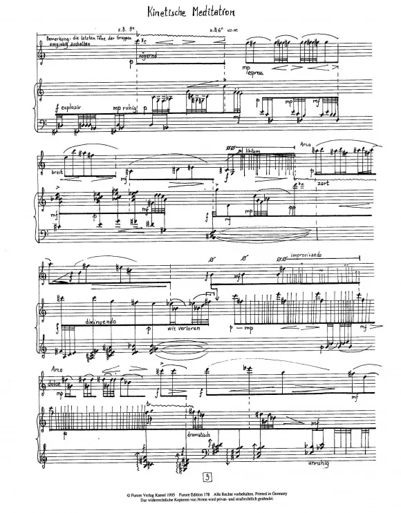 Furore Edition Dreiwinkelwege Noten Violine Klavier mittelschwer