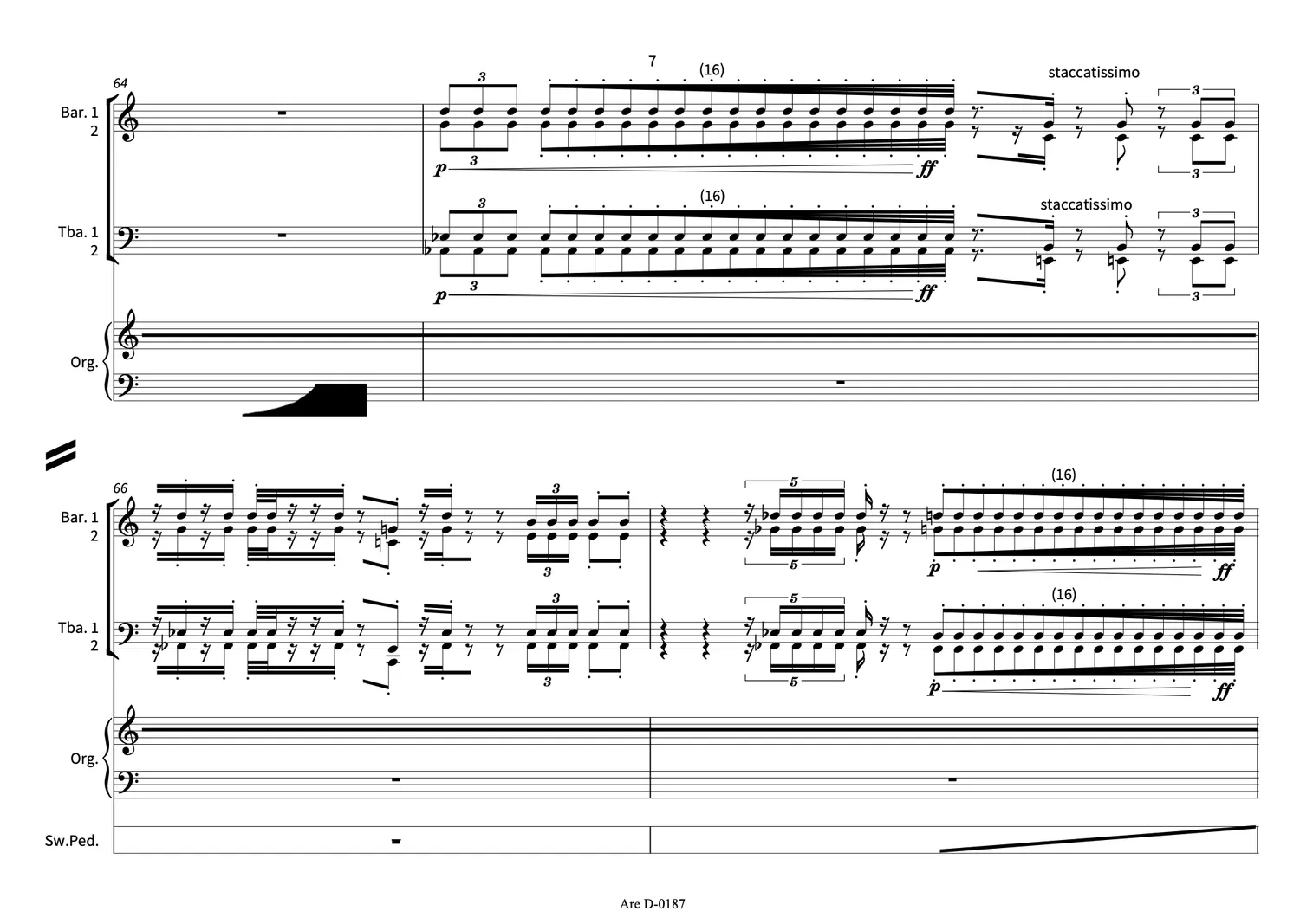 Are Musik Verlag Schultheis Distant Interference Noten Tubaquartett Orgel