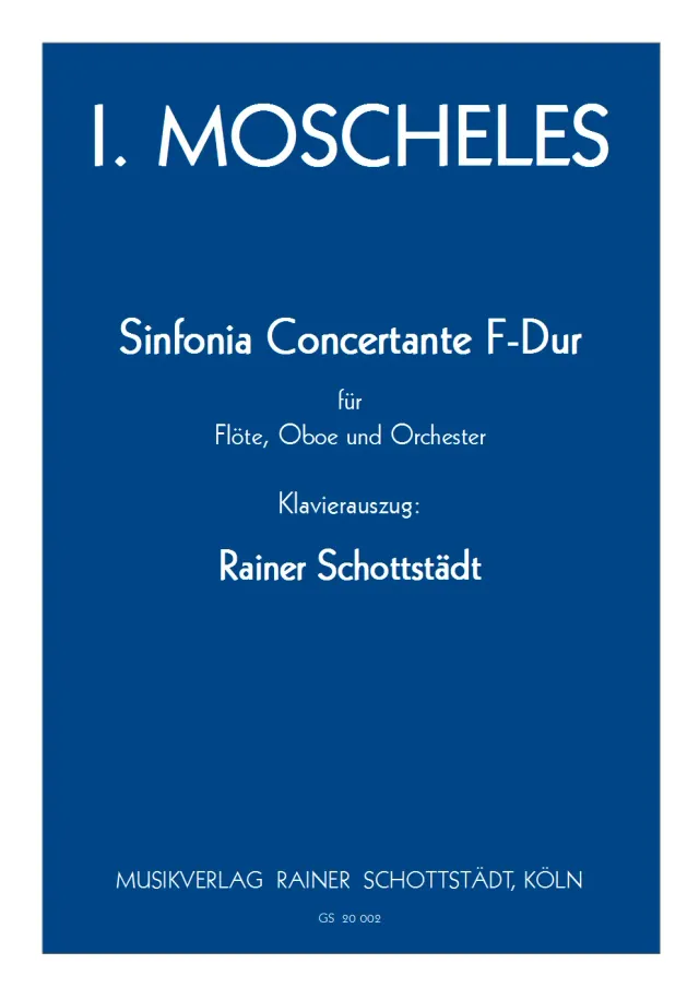 Musikverlag Rainer Schottstädt Sinfonia Concertante F-dur Klavierauszug