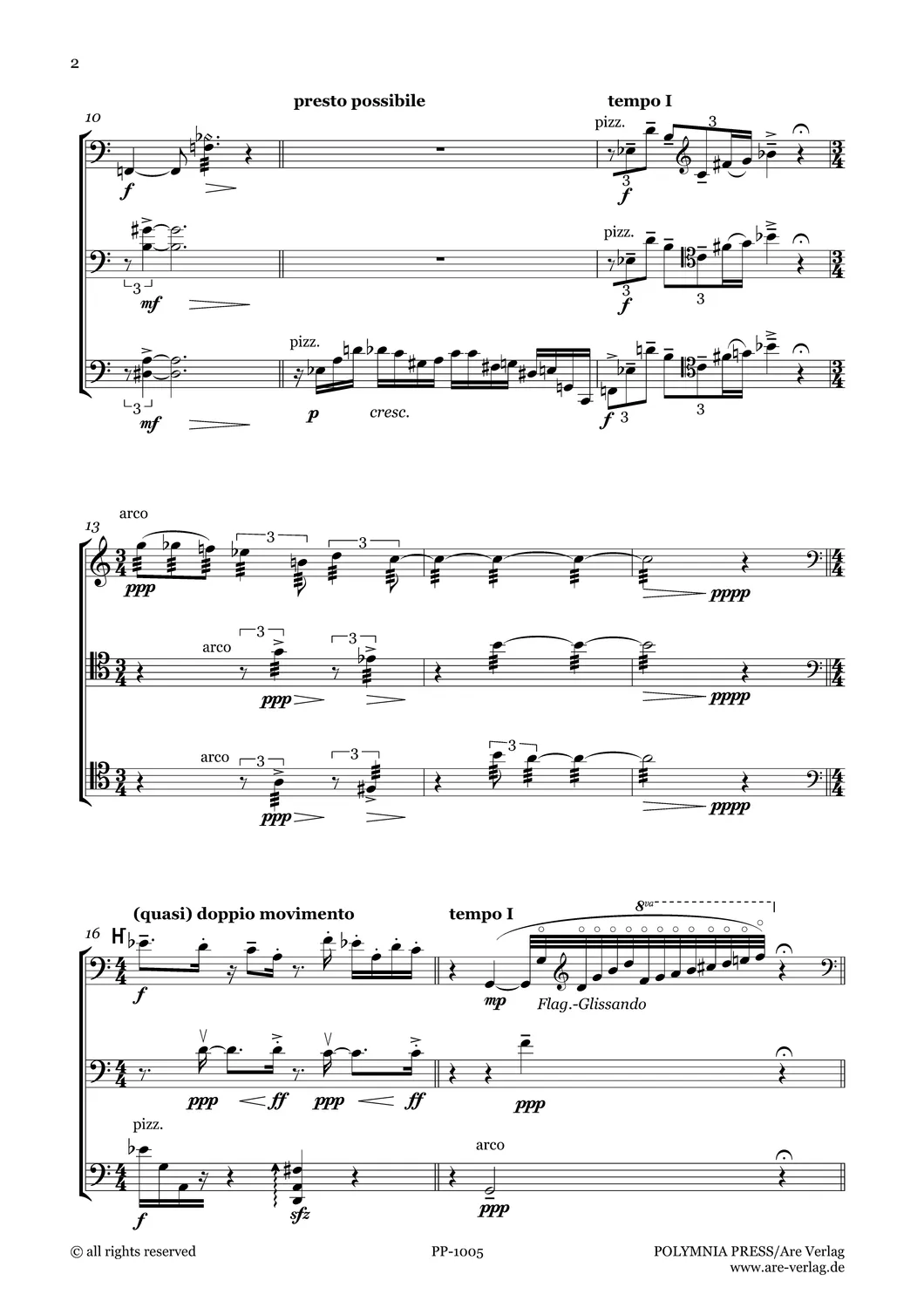 Are Musik Verlag blue-S for-3 Cellotrio Noten 5 Min