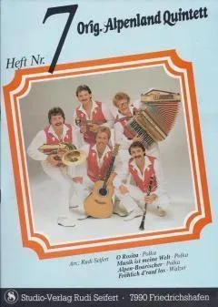 Studio-Verlag Rudi Seifert Alpenland Quintett Heft 7 Noten B-Ware