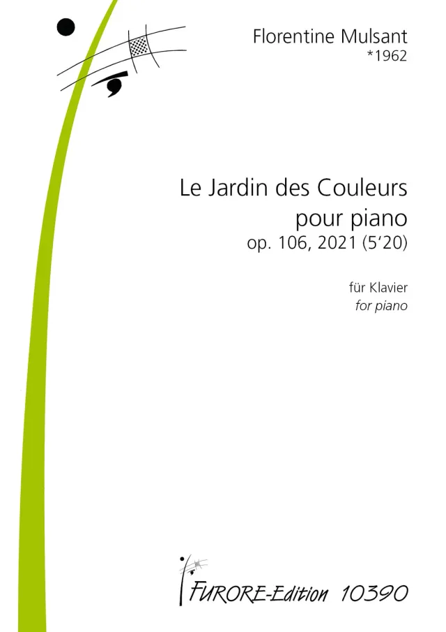 Furore Edition Le Jardin des Couleurs op. 106 Klaviernoten
