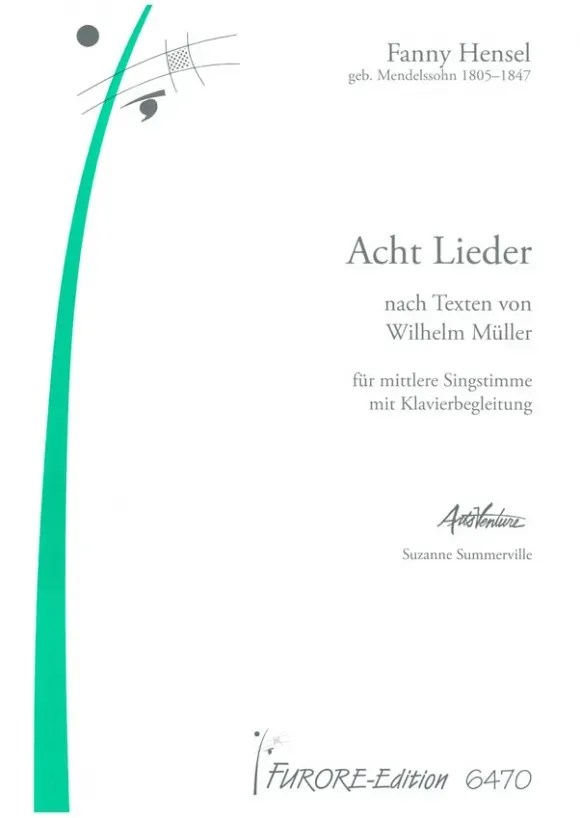 Furore Acht Lieder mittlere Stimme Klavier Partitur Hensel