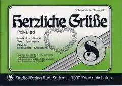Studio-Verlag Rudi Seifert Herzliche Grüße Noten Blasmusik Polka