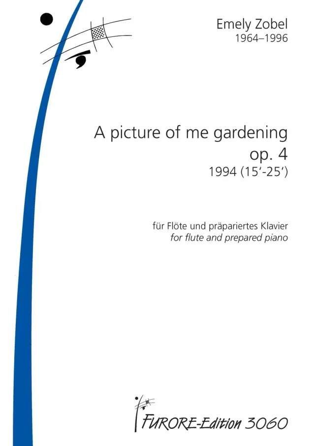 Furore Edition a picture of me gardening op. 4 Noten Flöte Klavier