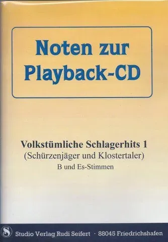 Studio-Verlag Rudi Seifert Volkstümliche Schlagerhits 1 Begleit-CD 10 Titel