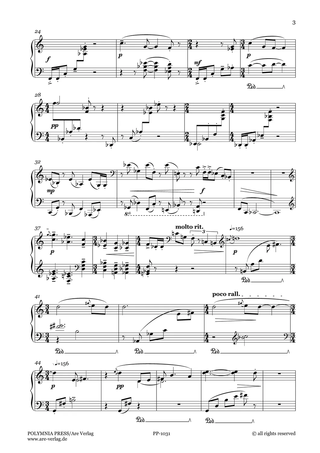 Are Musik Verlag souvenir Klavierstück