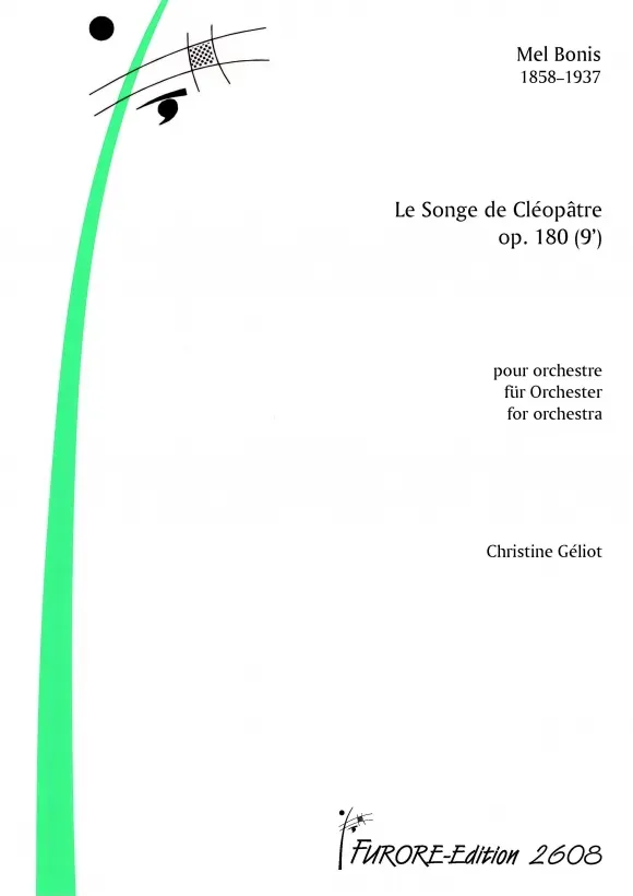 Furore Edition Le Songe de Cléopâtre Noten Orchester