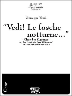 Seeber Film Verlag Zigeunerchor Noten Blasorchester Chor Stufe C