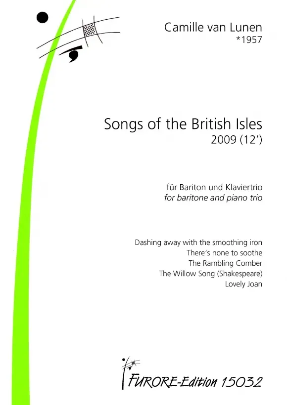Furore Edition Songs of the British Isles Noten Bariton Trio