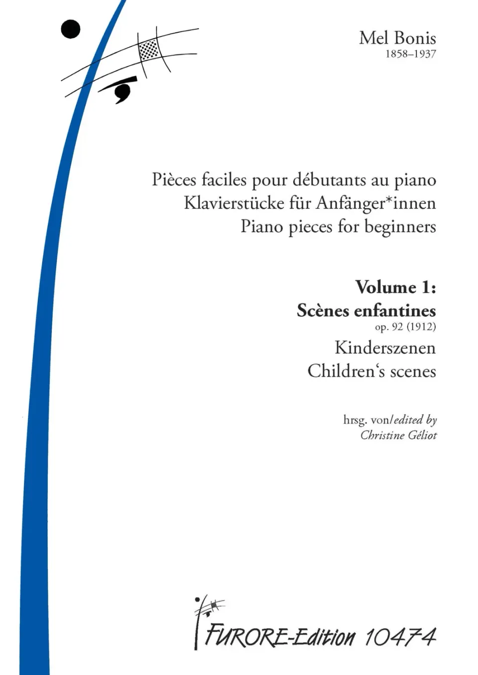 Furore Edition Piano Pieces for Beginners Vol 1 Children’s Scenes Klaviernoten