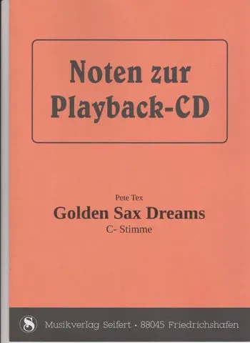 Studio-Verlag Rudi Seifert Pete Tex Golden Sax Dreams Playback-CD
